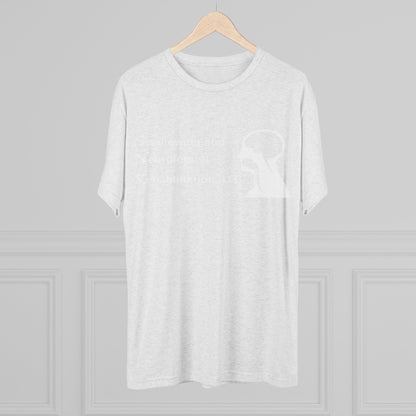 Unisex Tri-Blend Crew Tee - Soft Casual Tee for Everyday Wear, Perfect Gift for Birthdays, Holidays, Relaxation, Essential Wardrobe Item
