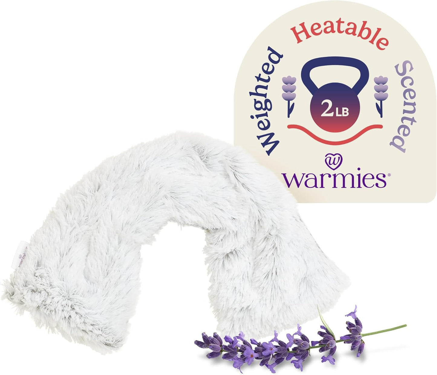 Warmie Marshmallow Lavender Neck Wrap
